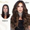 Sunny Tape in Hair Extensions 50G 20pcs with Itips Hair Extensions Brown Ombre 60S/50G 18inch