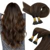 Sunny Tape in Hair Extensions 50G 20pcs with Itips Hair Extensions Brown Ombre 60S/50G 18inch