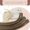 Sunny Tape in Hair Extensions Human Hair Brown Highlight Tape in Extensions and Clip in Hair Extensions Brown Balayage