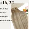 Sunny Tape in Hair Extensions and 3pcs Clip in Hair Extensions Blonde Highlights 70g