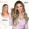 Sunny Tape in Hair Extensions(20pcs 50G) with Itips Hair Extensions Human Hair(50S/50G) 22inch
