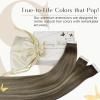 Sunny Tape in Hair Extensions(20pcs 50G) with Itips Hair Extensions Human Hair(50S/50G) 22inch
