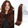 Sunny Hair 20Pcs 50g 16inch Light Brown Balayage Blonde Hair Bundle Tape in Hair Extensions with Remy Hair Extensions Tape ins for Women Medium Manogany Brown 2 Packs