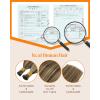 Sunny Hair 50g 16 Inch Soft I Tip Hair Extensions, Brown Highlight Blonde, Invisible Pre-Bonded Itips, Cold Fusion, Provides Seamless Blend for Weddings and Evening Parties