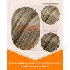 Sunny Hair 16 Inch I Tip Human Hair Extensions, Dark Brown Balayage Light Brown with Light Blonde, Provides Seamless Blend for Bridal Showers, Night Out Events, and Social Gatherings, 50g
