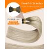 Sunny Hair 20 Inch Itip Human Hair Extensions, Blonde Balayage, Pre-Bonded Hair, for Women with Active Lifestyles, Maintains Color Consistency for Anniversary Parties and Destination Weddings, 50g