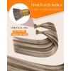 Sunny Hair I Tips Hair Extensions Real Human Hair 18inch Brown Highlights Blonde Itip Human Hair Extensions for Women 50g