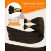 Sunny Hair 22 Inch I Tip Human Hair Extensions, Dark Brown Balayage Ash Brown with Highlight, Natural Bead Design, for All-Day Wear at Work Conferences and Charity Events, 50g