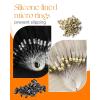 Sunny Hair Micro Link Hair Extensions Human Hair 24inch Micro Beads Hair Extensions Platinum Blonde Microlink Hair Extensions Human Hair Fit Any Occasion Fusion Natural Look 55g