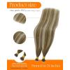 Sunny Hair Nano Ring Hair Extensions Brown Balayage Nano Extensions Human Hair for Frequent Styling Nano Tip Extensions Real Human Hair Shiny Hair 16inch 50g
