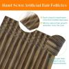 Sunny Hair Invisible Injected Tape in Hair Extensions Human Hair, 50g 16inch 20Pcs Dark Brown Highlight Blonde, Invis Edge Tape, Seamless Straight Hair Extensions for Travel