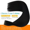 Sunny Hair Invisible Jet Black Injected Tape in Hair Extensions, Real Human Hair, 22 Inch 20Pcs 50g, Natural Invis Edge Tape, Seamless Hand Sewn Hair Extensions