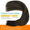 Sunny Hair Invisible Tape in Hair Extensions Human Hair, 18inch 20Pcs 50g Brown and Light Brown Injected Tape ins, Natural Invis Edge, Smooth Seamless Hand Sewn Hair Extensions