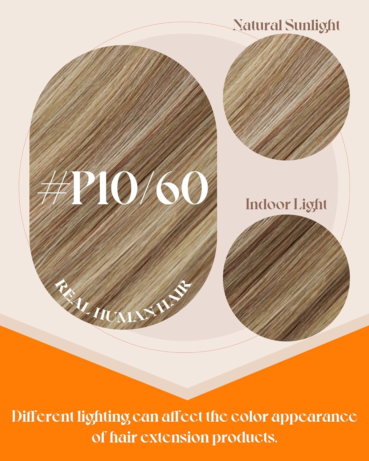 imageSunny Hair 24inch K Tip Hair Extensions Real Human Hair Brown Mix Platinum Blonde Ktip Human Hair Extensions Soft U Tip Hair Extensions 50g