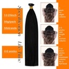 Sunny Hair 14 Inch Flat Tip Real Human Hair Extensions, Jet Black, Keratin Pre Bonded, Invisible Bonds, Seamless Blend, Adds Volume for Wedding Receptions and Cocktail Parties, 50g