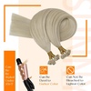 Sunny Hair Flat Tip Hair Extensions Human Hair 14inch K Tip Hair Extensions Platinum Blonde Keratin Hair Extensions Real Human Hair 50G