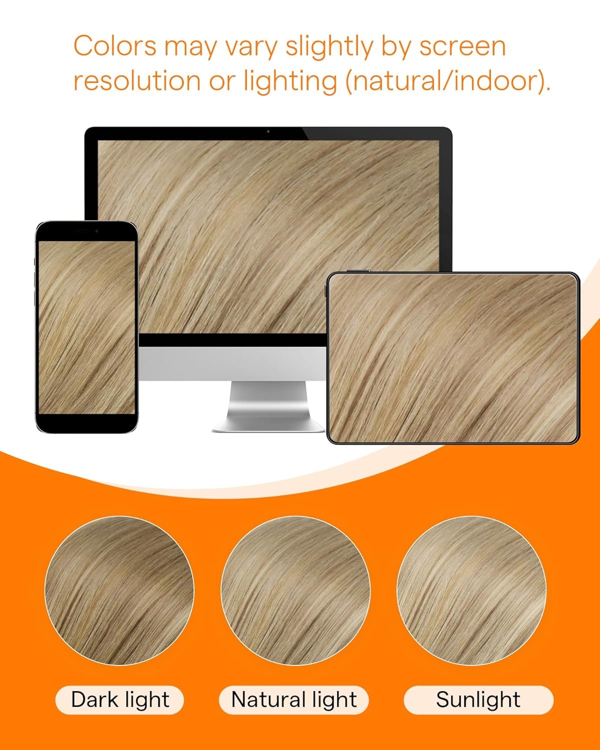 imageSunny Hair Micro Bead Hair Extensions Real Human Hair Vibrant Highlights Natural Blends Micro Link Hair Extensions Golden BlondeMiddle Back 24inch 50g