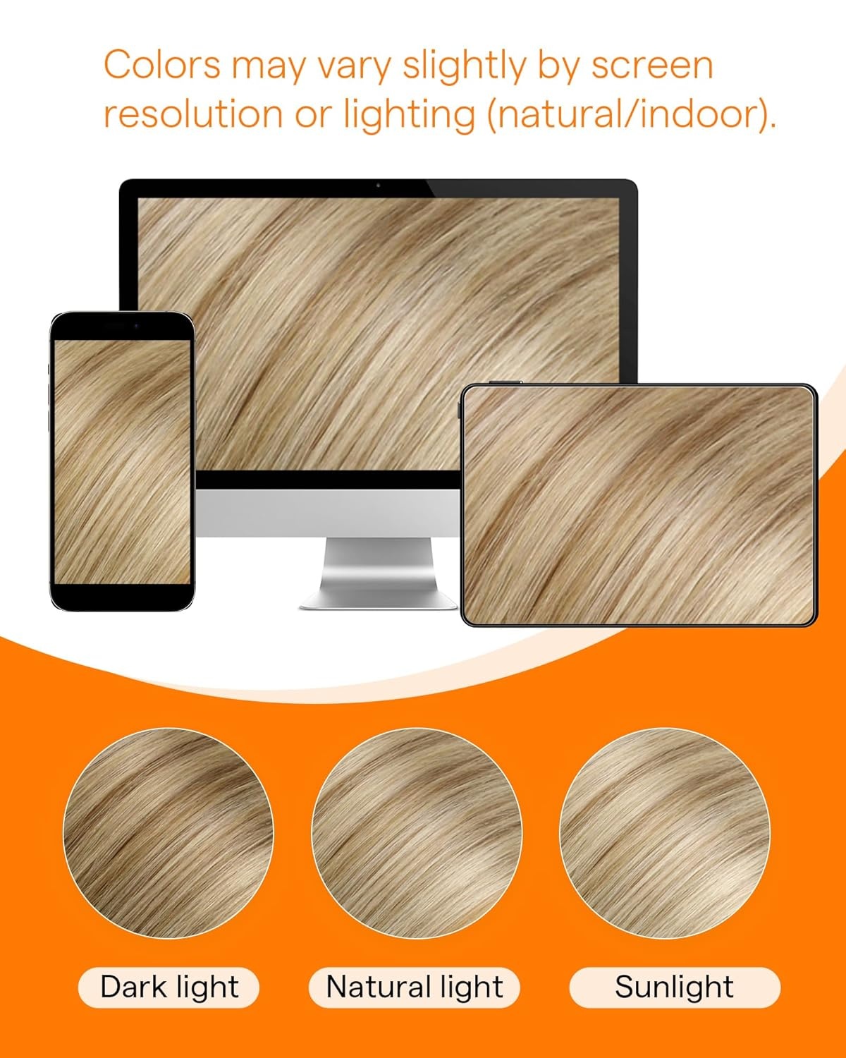 imageSunny Hair Microlink Hair Extensions Human Hair Natural Micro Loop Extensions Dark Ash Blonde Highlights Light Blonde Micro Ring Soft Microbead Hair Extensions Show Charm 16inch 50g