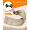 Sunny Hair 14 Inch I Tip Human Hair Extensions, Blonde Ombre, Natural Blend, for Women with Cool-Toned Hair, Prevents Brassiness for Wedding Ceremonies and Evening Parties, 50g