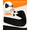 Sunny Hair 16 Inch I Tip Hair Extensions, Black, Remy Itips Hair, for Frequent Travelers Needing Compact Styling, Reduces Tangles for Night Out Events and Formal Dinners, 50g