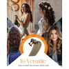 Sunny Hair 20 Inch Nano Bead Hair Extensions, Brown Ombre Light Brown Mix Blonde, Invisible Nano Ring, Natural Volume Boost, Adds Dimension for Birthday Parties and Night Out Gatherings, 50g