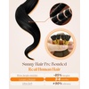 Sunny Hair 50g 24 Inch I Tip Hair Extensions Human Hair, Fusion Cool Brown Itips Hair, Designed for Women with Fine Hair, Adds Density for Bridal Showers and Evening Celebrations