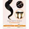Sunny Hair 50g I Tip Human Hair Extensions 22inch Brown Ombre Invisible Itips for Thin Hair, Conceals Scalp Areas for Wedding Receptions and Formal Gatherings