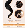 Sunny Hair Itip Human Hair Extensions 18 inch Tip Hair Extensions Real Human Hair Natural Black Hair Extensions I Tip for Women 50g