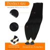 Sunny Hair 18 Inch Nano Bead Hair Extensions, Dark Black, Soft Nano Tips, Remy Hair, Easy to Maintain, Natural Straight Style, for Women with Thinning Hair, Adds Fullness for Parties, 50g