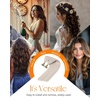 Sunny Hair 18 Inch Nano Ring Hair Extensions, Brown Ombre Light Brown Highlights Blonde, Soft Nano Tips Hair, Invisible Design, for Women Seeking Subtle Brightening, 50g