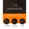 Sunny Hair 20 Inch Nano Bead Real Human Hair Extensions, Darkest Brown, Invisible Application, Easy to Maintain, Natural Texture, Adds Length and Fullness for Office Events and Social Dinners, 50g