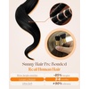 Sunny Hair I Tips Hair Extensions Real Human Hair 18inch I Tip Hair Extensions Human Hair Brown Ombre Golden Brown Mix Blonde Itip Human Hair Extensions for Party 50g