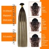 Sunny Hair Keratin Tips Hair Extensions Brown Balayage Blonde Flat Tip Hair Extensions Human Hair 18inch Hair Extensions Real Human Hair Keratin Bonds 50g