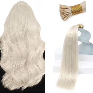 Sunny Hair 100g 18 Inch I Tip Hair Extensions, Thick Pre-Bonded Human Hair, for Women with Short Hair, Adds Length Without Bulk for Formal Dinners and Night Out Gatherings
