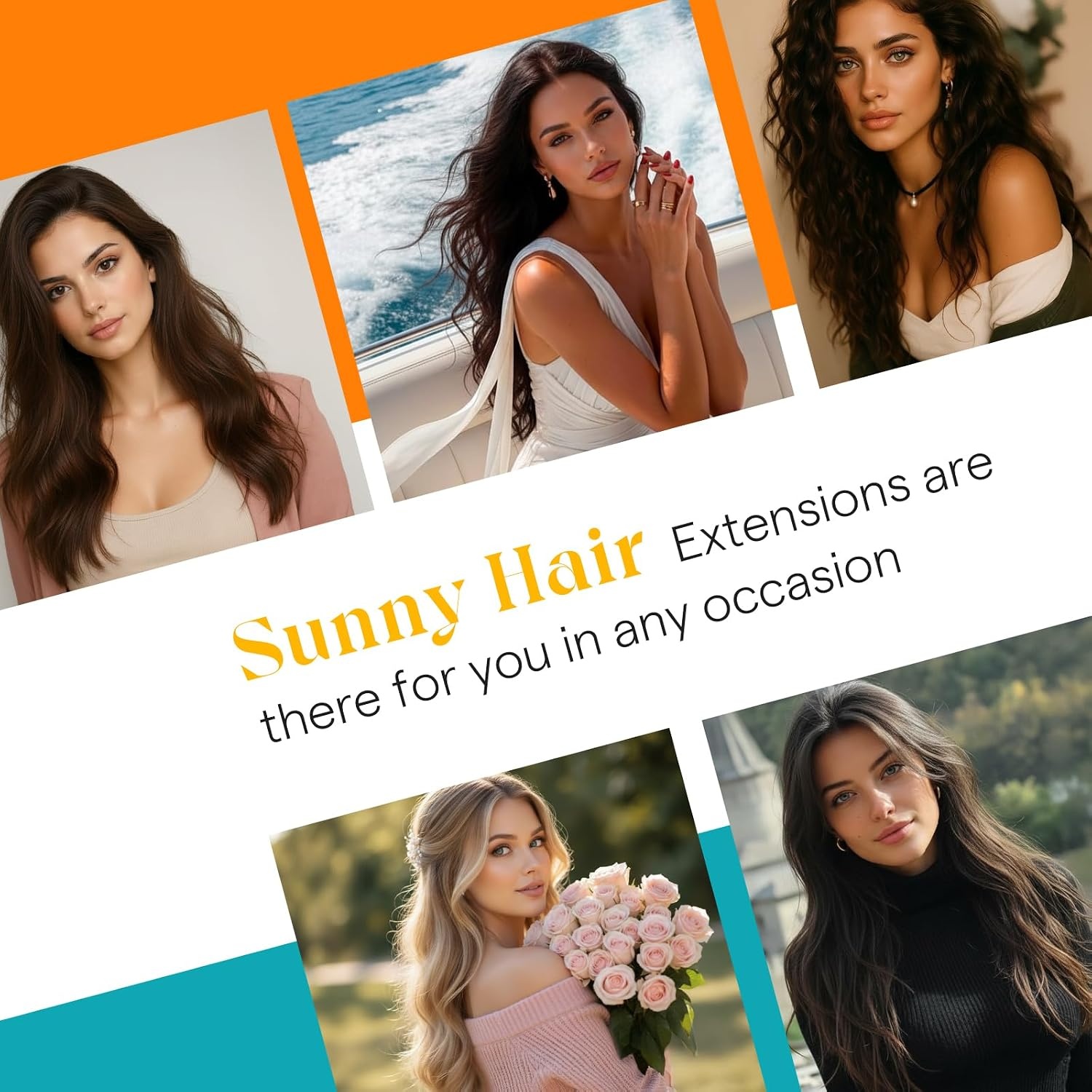 image:imageSunny Hair Light Brown Balayage Injected Invisible Tape in Hair Extensions 22 Inch 20Pcs 50g Natural Invis Edge Tape Real Human Hair Seamless Hand Sewn Hair ExtensionsIJTP1 Jet Black