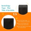 Sunny Hair Light Brown Balayage Injected Invisible Tape in Hair Extensions, 22 Inch 20Pcs 50g, Natural Invis Edge Tape, Real Human Hair, Seamless Hand Sewn Hair Extensions(IJTP-#2 Darkest Brown)