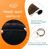 Sunny Hair Light Brown Balayage Injected Invisible Tape in Hair Extensions, 22 Inch 20Pcs 50g, Natural Invis Edge Tape, Real Human Hair, Seamless Hand Sewn Hair Extensions(#4/4/27 Brown Balayage Caramel Blonde)