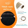 Sunny Hair Light Brown Balayage Injected Invisible Tape in Hair Extensions, 22 Inch 20Pcs 50g, Natural Invis Edge Tape, Real Human Hair, Seamless Hand Sewn Hair Extensions(#16/22 Highlight Blonde)