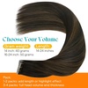 Sunny Hair Light Brown Balayage Injected Invisible Tape in Hair Extensions, 22 Inch 20Pcs 50g, Natural Invis Edge Tape, Real Human Hair, Seamless Hand Sewn Hair Extensions(IJTP-#2/2/6 Balayage Brown)