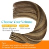 Sunny Hair Light Brown Balayage Injected Invisible Tape in Hair Extensions, 22 Inch 20Pcs 50g, Natural Invis Edge Tape, Real Human Hair, Seamless Hand Sewn Hair Extensions(IJTP-#4/27 Brown Highlight Blonde)