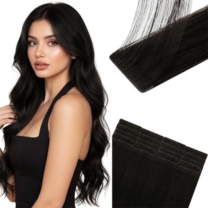 Sunny Hair Light Brown Balayage Injected Invisible Tape in Hair Extensions, 22 Inch 20Pcs 50g, Natural Invis Edge Tape, Real Human Hair, Seamless Hand Sewn Hair Extensions(IJTP-#2 Darkest Brown)