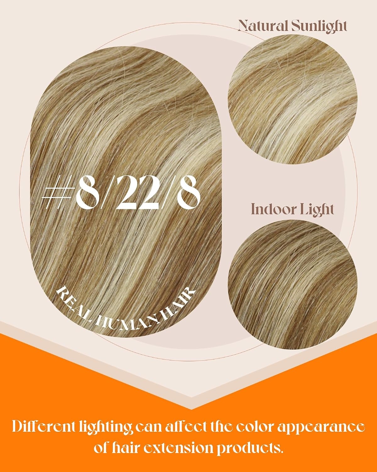 image:imageSunny Hair 16 Inch K Tip Human Hair Extensions Ombre Ash Brown to Blonde Keratin Vtips Provides Natural Volume for Weddings Social Gatherings and Night Out Events 50g