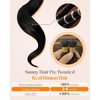 Sunny Hair 16 Inch I Tips Real Human Hair Extensions, Brown Ombre Blonde, Invisible Soft Itips, Easy to Maintain, Natural Blend, for Women Seeking Subtle Highlights, 50g