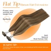 Sunny Hair Flat Tip Hair Extensions Human Hair Brown Highlight Blonde Ktip Human Hair Extensions 22inch K Tips Hair Extensions Human Hair for Wedding 50g