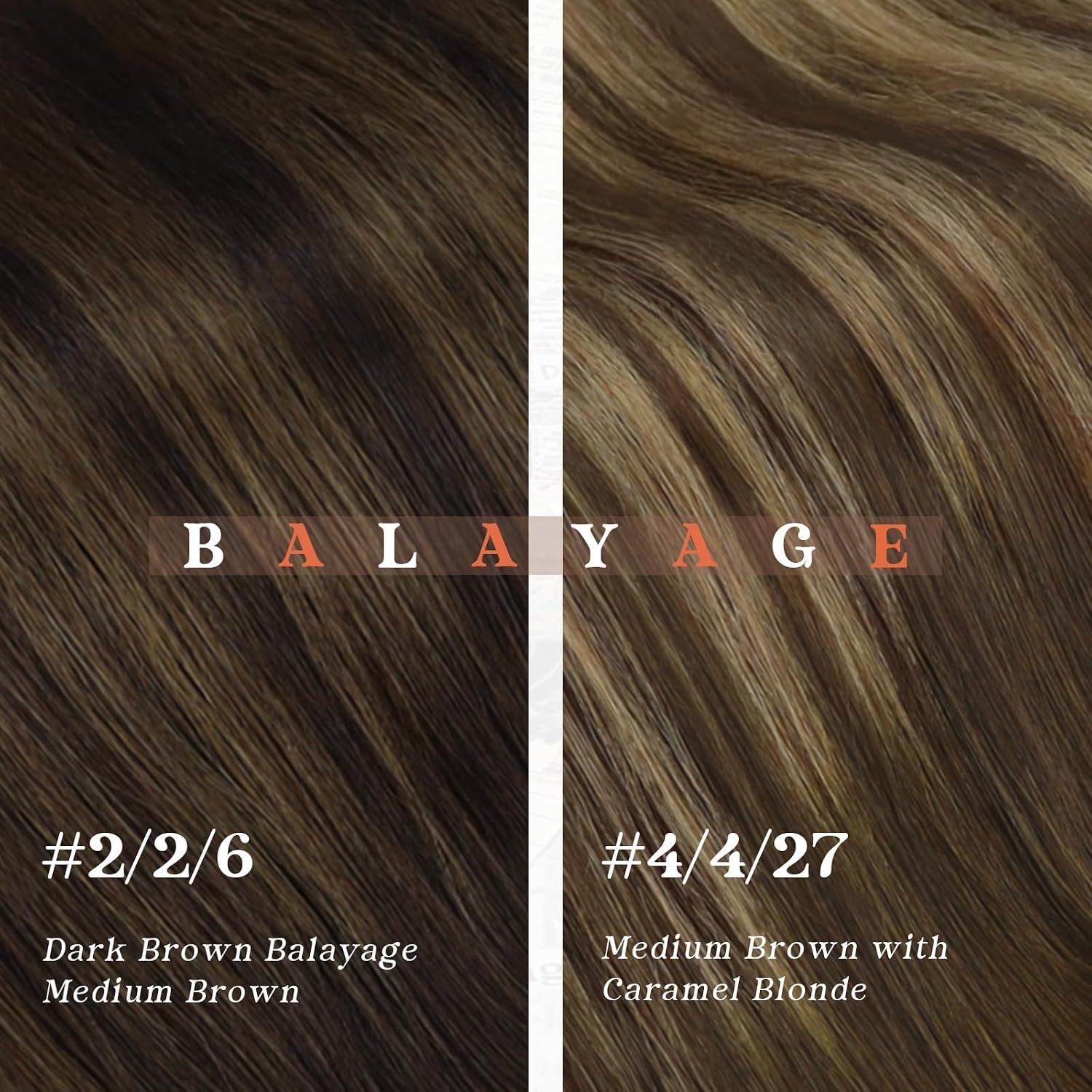 image:imageSunny Hair U Tip Hair Extensions Human Hair 20 Inch 50g Soft Keratin Tips Brown Balayage Ktips for Women with Active Lifestyles Maintains Style for Parties and Weddings