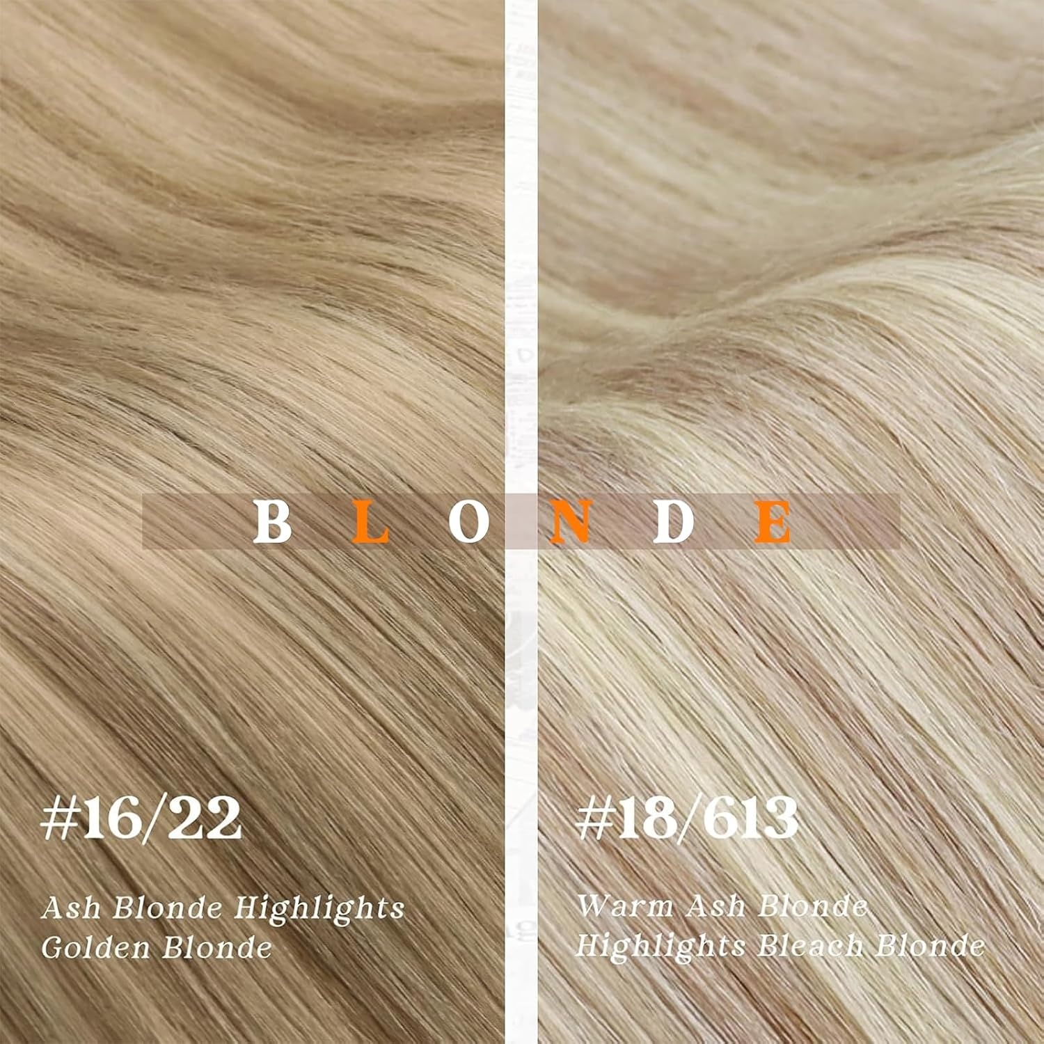 image:imageSunny Hair Flat Tip Hair Extensions Human Hair 18inch Ash Blonde Highlight Golden Blonde Soft K Tips Extensions Remy for Women 50g