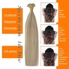 Sunny Hair Flat Tips Human Hair Ash Blonde Highlight Golden Blonde Hot Fusion 14inch Keratin Tip Real Soft 50g Extensions