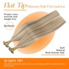 Sunny Hair Flat Tips Human Hair Ash Blonde Highlight Golden Blonde Hot Fusion 14inch Keratin Tip Real Soft 50g Extensions