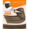 Sunny Hair 20 Inch I Tip Human Hair Extensions, Brown Ombre Blonde, Soft Texture, Invisible Itips, Easy to Maintain, Natural Length, Provides Fullness for Night Out Gatherings, 50g