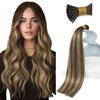 Sunny Hair 20 Inch I Tip Human Hair Extensions, Brown Ombre Blonde, Soft Texture, Invisible Itips, Easy to Maintain, Natural Length, Provides Fullness for Night Out Gatherings, 50g